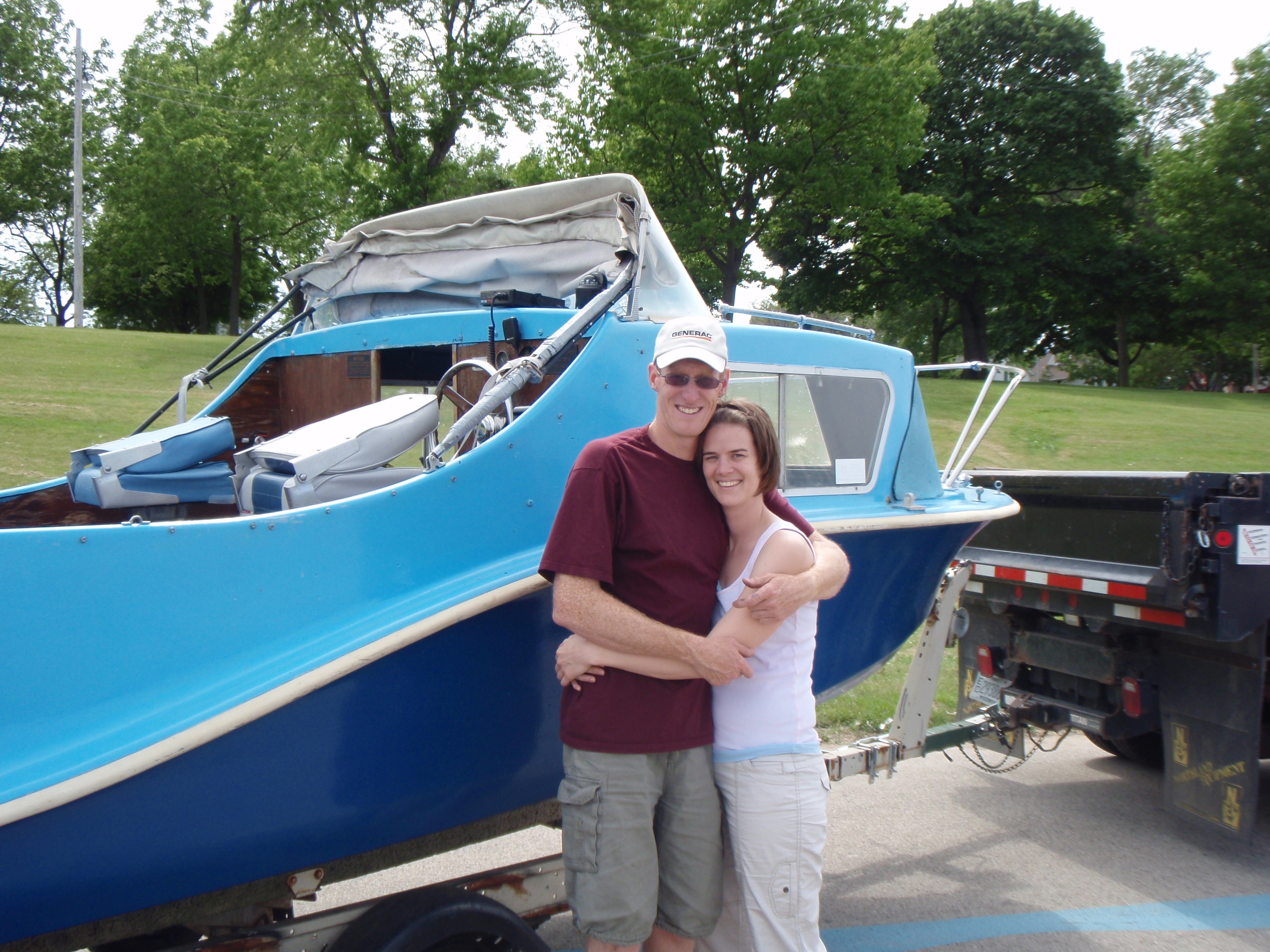 May 2009- Boating with "Little Boy Blue" on Lake Michigan - May 2009- Boating with "Little Boy Blue" on Lake Michigan